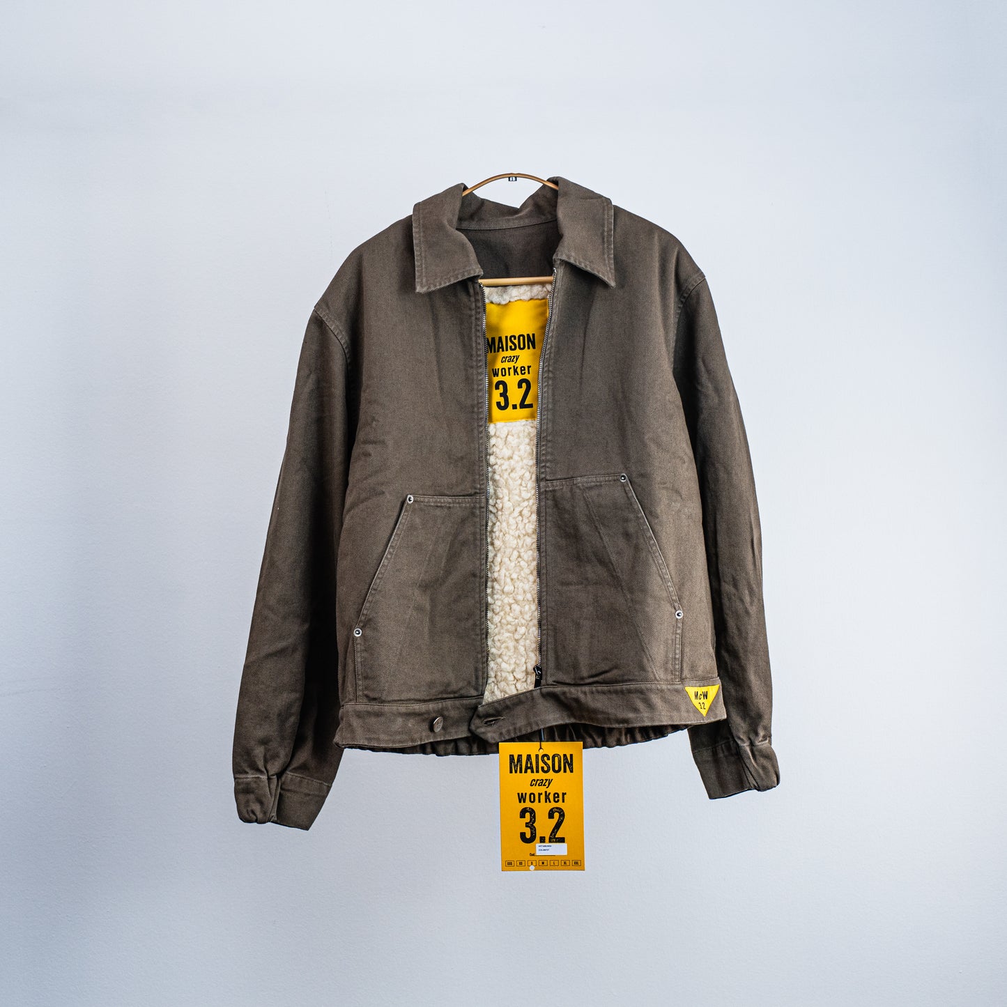McW 3.2 - Bomber Jacket Tinta Unita Orsetto
