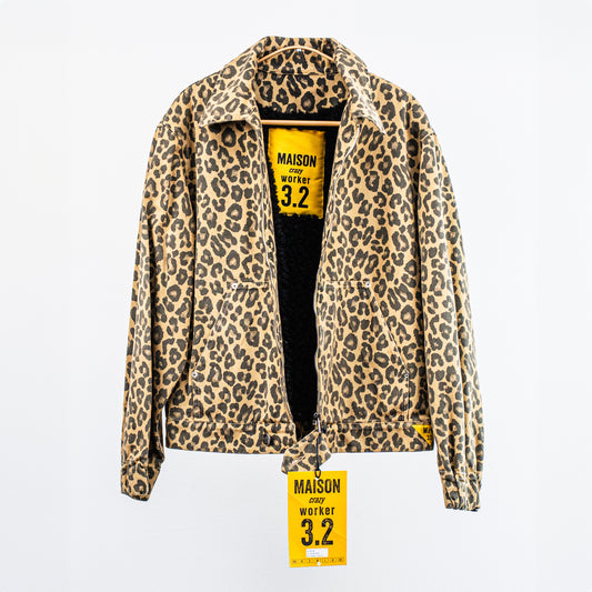 McW 3.2 - Bomber Jacket New Leopard Orsetto